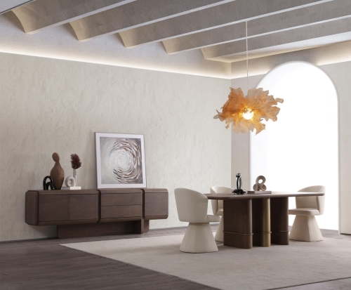 Valentino Ceviz Modern Yemek Odası